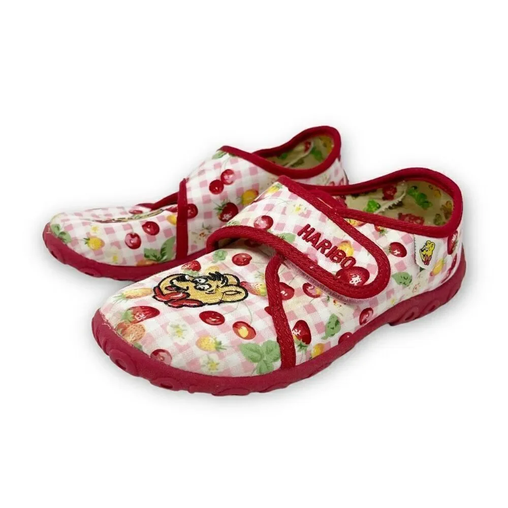 Haribo Cherry Gummy Bears Slip On Slippers Toddler Shoes Size EU 30 US 12